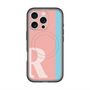 スリムプロテクションプレミアムケース with MagSafe［ オリジナル - initial color line - R pink ］