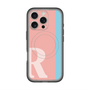 スリムプロテクションプレミアムケース with MagSafe［ オリジナル - initial color line - R pink ］