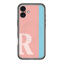 スリムプロテクションプレミアムケース with MagSafe［ オリジナル - initial color line - R pink ］