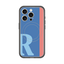 スリムプロテクションプレミアムケース with MagSafe［ オリジナル - initial color line - R blue ］
