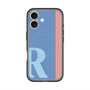 スリムプロテクションプレミアムケース with MagSafe［ オリジナル - initial color line - R blue ］