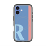 スリムプロテクションプレミアムケース with MagSafe［ オリジナル - initial color line - R blue ］