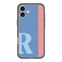 スリムプロテクションプレミアムケース with MagSafe［ オリジナル - initial color line - R blue ］