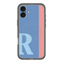 スリムプロテクションプレミアムケース with MagSafe［ オリジナル - initial color line - R blue ］