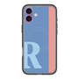 スリムプロテクションプレミアムケース with MagSafe［ オリジナル - initial color line - R blue ］