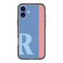 スリムプロテクションプレミアムケース with MagSafe［ オリジナル - initial color line - R blue ］