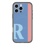 スリムプロテクションプレミアムケース with MagSafe［ オリジナル - initial color line - R blue ］