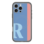 スリムプロテクションプレミアムケース with MagSafe［ オリジナル - initial color line - R blue ］