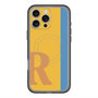 スリムプロテクションプレミアムケース with MagSafe［ オリジナル - initial color line - R orange ］