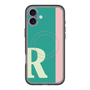スリムプロテクションプレミアムケース with MagSafe［ オリジナル - initial color line - R green ］