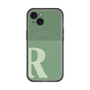 スリムプロテクションプレミアムケース with MagSafe［ オリジナル - initial two tone - R green ］