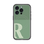 スリムプロテクションプレミアムケース with MagSafe［ オリジナル - initial two tone - R green ］