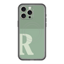 スリムプロテクションプレミアムケース with MagSafe［ オリジナル - initial two tone - R green ］