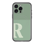 スリムプロテクションプレミアムケース with MagSafe［ オリジナル - initial two tone - R green ］