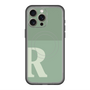 スリムプロテクションプレミアムケース with MagSafe［ オリジナル - initial two tone - R green ］