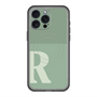 スリムプロテクションプレミアムケース with MagSafe［ オリジナル - initial two tone - R green ］