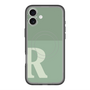 スリムプロテクションプレミアムケース with MagSafe［ オリジナル - initial two tone - R green ］