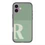 スリムプロテクションプレミアムケース with MagSafe［ オリジナル - initial two tone - R green ］