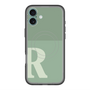 スリムプロテクションプレミアムケース with MagSafe［ オリジナル - initial two tone - R green ］