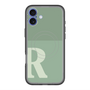 スリムプロテクションプレミアムケース with MagSafe［ オリジナル - initial two tone - R green ］
