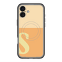 スリムプロテクションプレミアムケース with MagSafe［ オリジナル - initial two tone - S orange ］