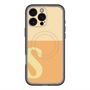スリムプロテクションプレミアムケース with MagSafe［ オリジナル - initial two tone - S orange ］