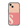 スリムプロテクションプレミアムケース with MagSafe［ オリジナル - initial two tone - S pink ］