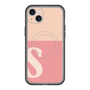 スリムプロテクションプレミアムケース with MagSafe［ オリジナル - initial two tone - S pink ］