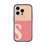 スリムプロテクションプレミアムケース with MagSafe［ オリジナル - initial two tone - S pink ］