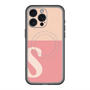 スリムプロテクションプレミアムケース with MagSafe［ オリジナル - initial two tone - S pink ］