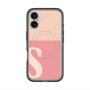スリムプロテクションプレミアムケース with MagSafe［ オリジナル - initial two tone - S pink ］