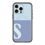 スリムプロテクションプレミアムケース with MagSafe［ オリジナル - initial two tone - S blue ］