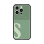 スリムプロテクションプレミアムケース with MagSafe［ オリジナル - initial two tone - S green ］
