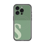 スリムプロテクションプレミアムケース with MagSafe［ オリジナル - initial two tone - S green ］