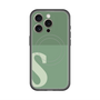 スリムプロテクションプレミアムケース with MagSafe［ オリジナル - initial two tone - S green ］
