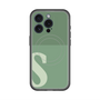 スリムプロテクションプレミアムケース with MagSafe［ オリジナル - initial two tone - S green ］