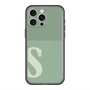 スリムプロテクションプレミアムケース with MagSafe［ オリジナル - initial two tone - S green ］