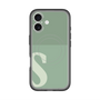 スリムプロテクションプレミアムケース with MagSafe［ オリジナル - initial two tone - S green ］