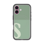 スリムプロテクションプレミアムケース with MagSafe［ オリジナル - initial two tone - S green ］