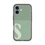 スリムプロテクションプレミアムケース with MagSafe［ オリジナル - initial two tone - S green ］