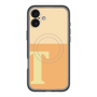 スリムプロテクションプレミアムケース with MagSafe［ オリジナル - initial two tone - T orange ］