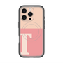 スリムプロテクションプレミアムケース with MagSafe［ オリジナル - initial two tone - T pink ］