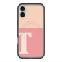 スリムプロテクションプレミアムケース with MagSafe［ オリジナル - initial two tone - T pink ］