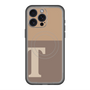 スリムプロテクションプレミアムケース with MagSafe［ オリジナル - initial two tone - T brown ］