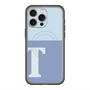 スリムプロテクションプレミアムケース with MagSafe［ オリジナル - initial two tone - T blue ］