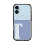 スリムプロテクションプレミアムケース with MagSafe［ オリジナル - initial two tone - T blue ］