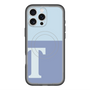 スリムプロテクションプレミアムケース with MagSafe［ オリジナル - initial two tone - T blue ］