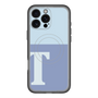 スリムプロテクションプレミアムケース with MagSafe［ オリジナル - initial two tone - T blue ］