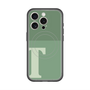 スリムプロテクションプレミアムケース with MagSafe［ オリジナル - initial two tone - T green ］