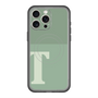 スリムプロテクションプレミアムケース with MagSafe［ オリジナル - initial two tone - T green ］